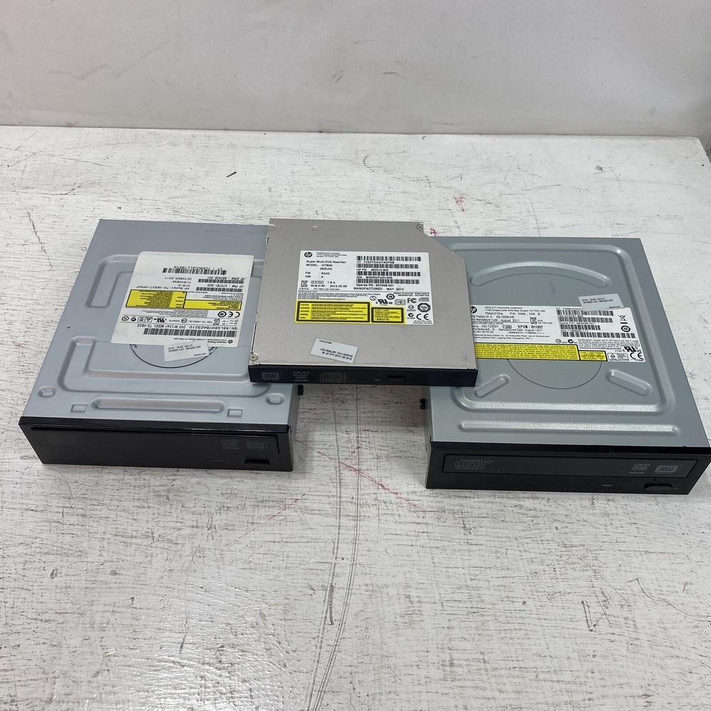 Lot of 3 - HP 575781-800 AD-7250H-H5, HP TS-H653T-HPNHF, Laptop HP GT80N DVDRW